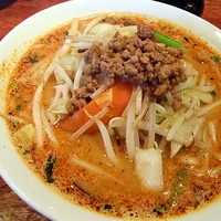 「味噌たんめん（辛さあり）」@酒と肴と麺の店 田村屋の写真