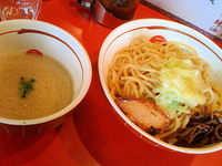 「濃厚豚骨つけ麺（大盛無料）800円」@麺屋武蔵 二天 池袋店の写真
