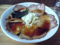 「チャーシューメン+半ライス（700円+120円）」@よしいちの写真