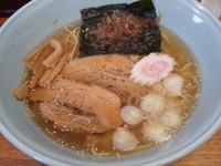 「塩らーめん（￥550）+チャーシュー丼（￥250）」@和だし らーめんの写真