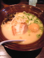 「白+味玉」@博多 龍ノ髭 宇都宮店の写真