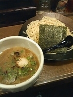 「つけ麺+味玉（クーポン）」@つけ麺処 銀座 利休の写真