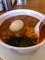 「からからカレーラーメン中辛」@ラーメン ねぎっこ 今泉競輪場通り店の写真