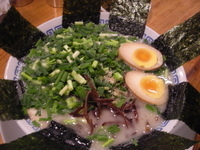 「いっさいがっさい1100円」@博多まるきんラーメン 銀座店の写真