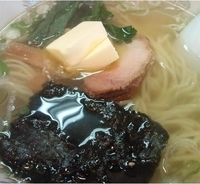 「日替わりAランチ（塩バターラーメン・ジャンボ餃子2個・半ライス）」@中華団欒食堂 りんりんラーメンの写真