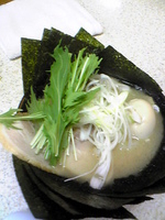 「塩チャーシュー」@横浜ラーメン 三代目家の写真