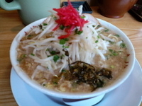 「こってりラーメン 600円」@一本槍の写真