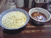 「つけ麺アマカラ中盛り」@旅人の木の写真