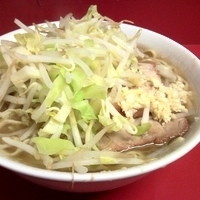 「小ラーメン （ニンニク）」@ラーメン二郎 千住大橋駅前店の写真