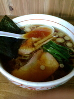 「中華そば」@白河手打中華そば 若葉の写真