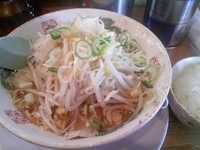 「藤ラーメン サービス半ライス」@ラーメン藤の写真