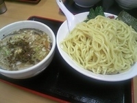 「チャーシューつけ麺 塩 中盛」@喜奴屋 福生店の写真