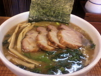 「ちゃーしゅーめん900円（大盛サービス）+ほうれん草100円=1」@めんや 暁の写真