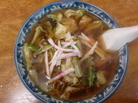 「スープ入焼きそば 700円」@釜彦の写真