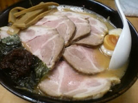 「辛みそちゃーしゅー+ライス」@麺屋 中の写真