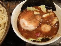 「味玉トマトつけ麺」@つけめん あびすけ 日吉店の写真