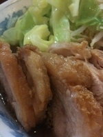 「らーめん+豚増し/野菜・カラメ」@らーめん陸の写真