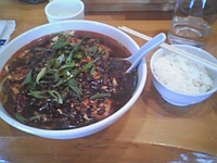 「麻婆麺（小ライス付）」@らーめん 宮ざきの写真