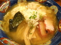 「肉ワンタン麺（ハーフ）（ミックス）」@八雲の写真