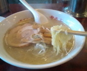 「旭川しおらぁめん550円」@旭川ラーメン 雪花亭 本店の写真