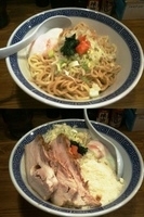 「まぜそば大盛+チャーシュー+長ネギ+粉チーズ」@麺屋 蕃茄の写真