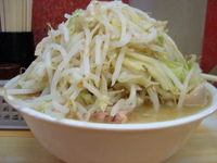 「小ダブル+煮玉子」@ラーメン二郎 品川店の写真