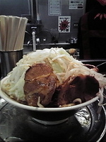 「中ラーメン（2.5人前）700円」@麺屋 婆娑羅の写真