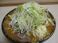 「みそラーメン 750円 （にんにく）」@ラーメン二郎 京成大久保店の写真