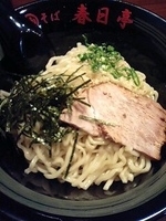 「辛味しょうゆ油そば」@油そば専門店 春日亭 池袋本店の写真