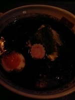 「焦がし味噌+手作り餃子+五行サラダ+アイスプリンカタナーラ+グラ」@銀座 五行の写真