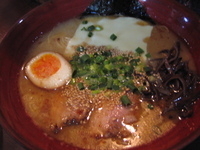 「チーズラーメン650円+かえ玉100円」@分田上の写真