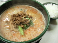 「坦々麺とミニライス」@慶の写真