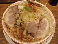 「野郎ラーメン（並）850円  野菜増し」@重厚煮干中華そば 大ふく屋 上野店の写真