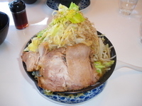 「野菜ラーメンミニ野菜増し（700円）」@麺屋 一心の写真