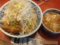 「和風つけ麺（野菜少し多め、脂少し多め、味ちょっと濃いめ）」@麺香房 暖々の写真