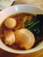 「手打中華そば+味玉」@白河手打中華そば  一番いちばんの写真