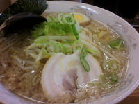 「もやしらーめん（中盛・固め・こってり）600円」@らーめん三水の写真