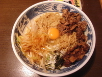 「ぶっかけ（中盛+ほぐしチャーシュー+辛ねぎ）」@静岡支那そば りょうの写真