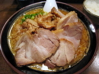 「味噌チャーシュー麺+肉ダブル」@ゴリラーメンの写真