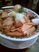 「肉そば半熟玉子入り」@New Old Style 肉そばけいすけの写真