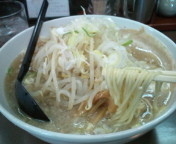 「もやしらーめん800円」@麺屋 嵐の写真