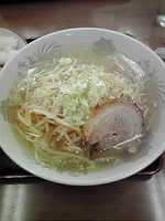 「塩ラーメン+マーボー丼セット」@下町の三丁目の写真