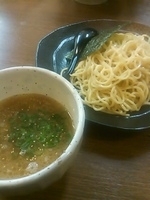 「塩つけ麺（中盛）+生ビール×3+おつまみ3点盛り+焼き餃子」@つけ麺処 銀座 利休の写真