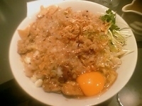 「￥750- まぜそば（大盛り サービス券使用）」@つけめんTETSU 高円寺店の写真