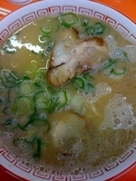 「ラーメン大￥510 タイムサービスの為」@長浜ラーメンの写真