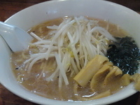 「半チャンラーメン（味噌）」@半チャンラーメン あかしやの写真