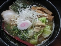 「新作B（超煮干しスペシャル）+チャーシュー（サービス）」@マルホン拉麺の写真