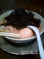 「岩のりらーめん」@らーめん潤 亀戸店の写真