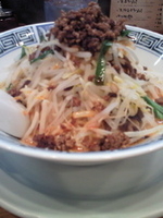 「汁無し坦々麺（3辛）」@希須林 赤坂店の写真