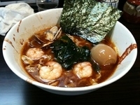 「魚介味噌ラーメン+味玉、ライス」@麺屋 優創の写真